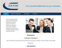 Tablet Screenshot of craneemployment.net